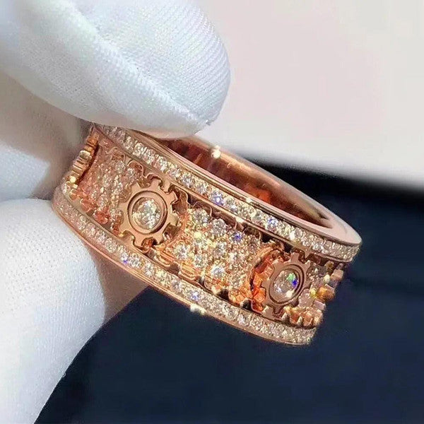 3D Geometric Crystal Ring