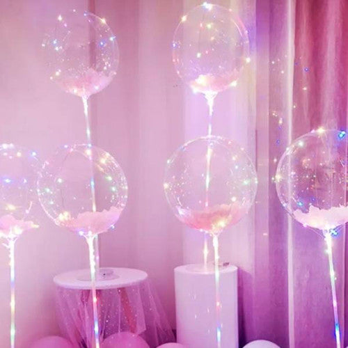 Transparent LED Light Balloons