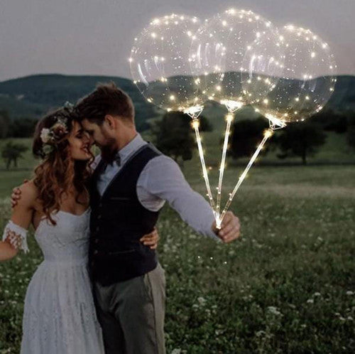 Transparent LED Light Balloons