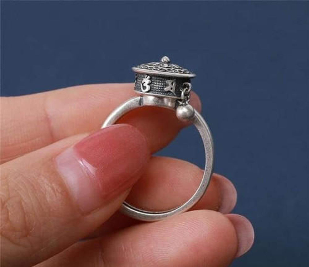 Lotus Flower Prayer Ring