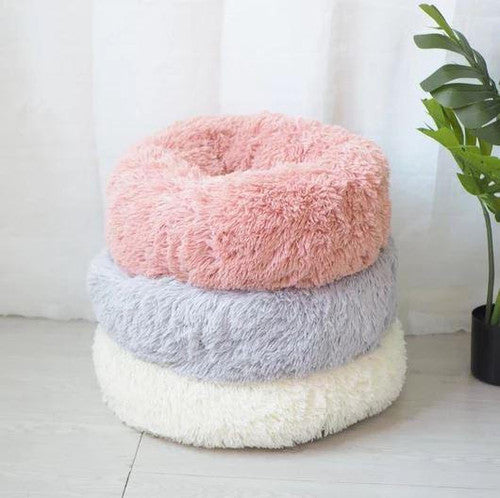 Super Soft Plush Pet Bed - For Cat or Dog