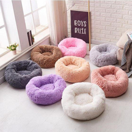 Super Soft Plush Pet Bed - For Cat or Dog