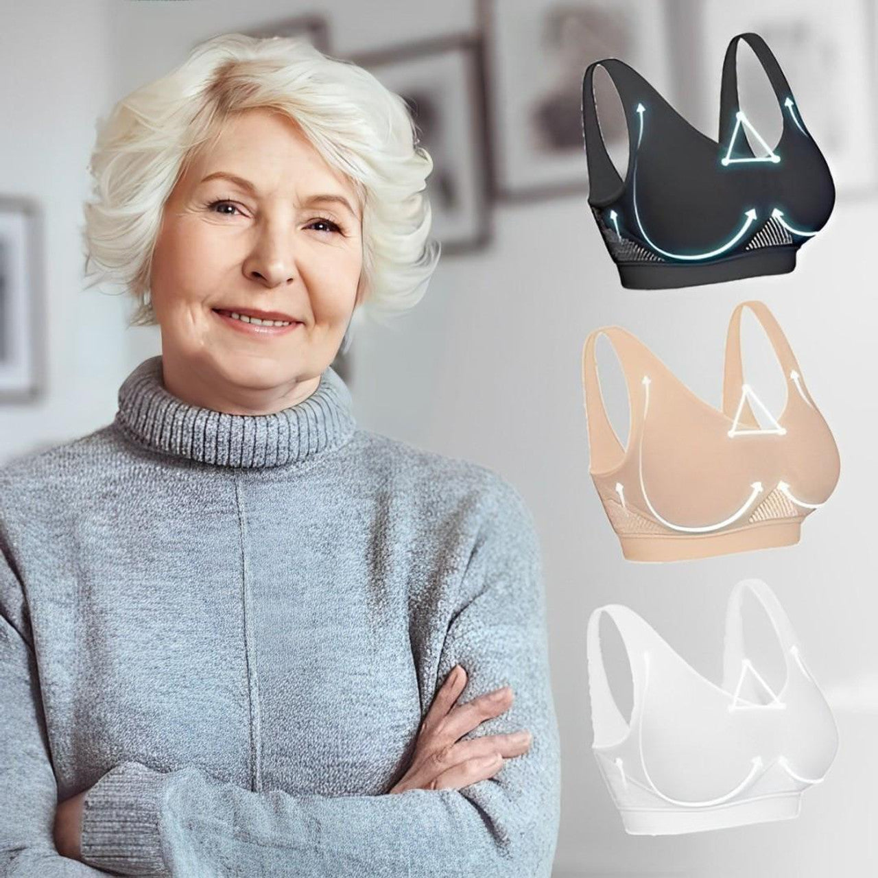 Wireless Breathable Bra