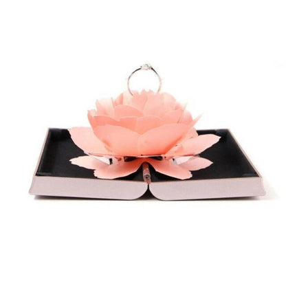 Floral Pink Ring Gift Box