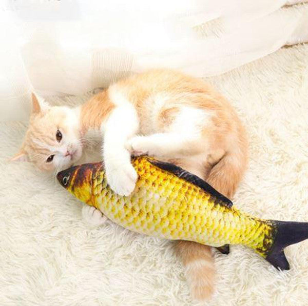 Realistic Flopping Fish Toy for Cats