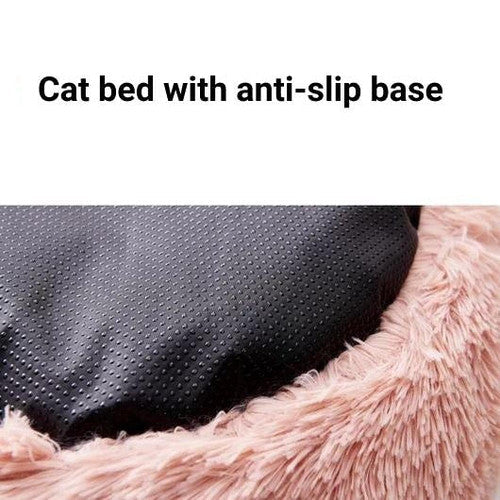Super Soft Plush Pet Bed - For Cat or Dog