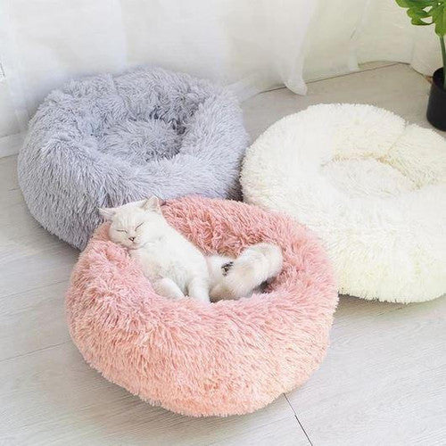 Super Soft Plush Pet Bed - For Cat or Dog