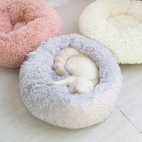 Super Soft Plush Pet Bed - For Cat or Dog