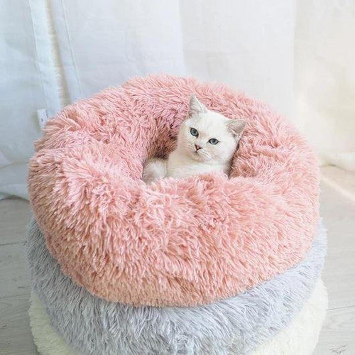 Super Soft Plush Pet Bed - For Cat or Dog